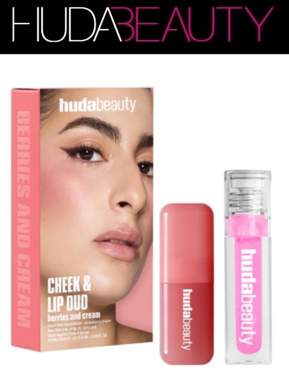 HUDA BEAUTY Cheek & Lip Duo